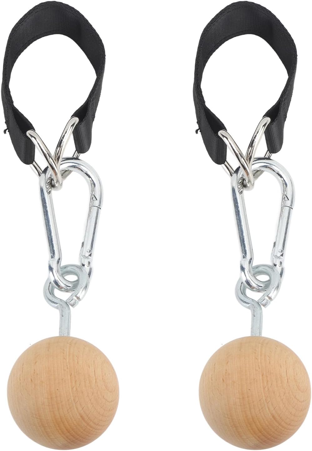 Gonetre Klimmzugbälle aus Holz, Klettergriffe, Trainingsset, Armkrafttrainer, Klimmzugbälle, Kletter