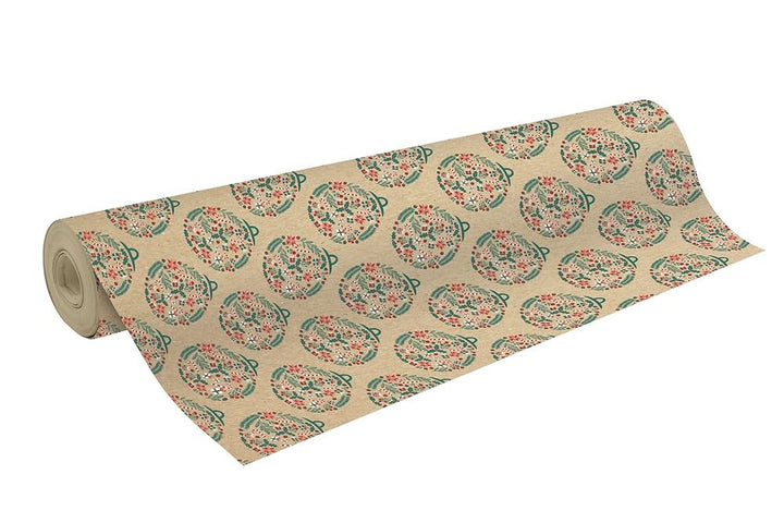 Clairefontaine 223899C - Rolle Geschenkpapier Kraft 70g, 50x0,70m, ideal für Geschenke, Weihnachtsku