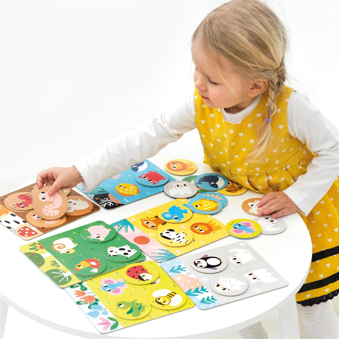Banana Panda Let's Play Habitat Bingo 2+ - Erstes pädagogisches Lernspiel für Kinder ab 2 Jahren - H