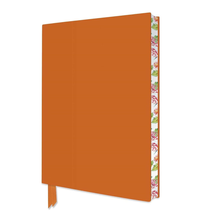 Exquisit Notizbuch DIN A5: Farbe Orange: Unser hochwertiges, liniertes Blankbook mit Softcovereinban