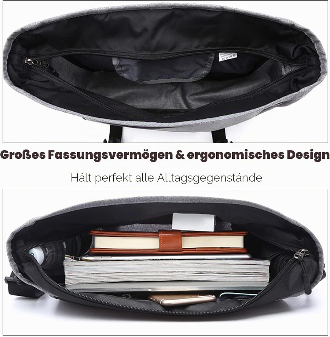 FANDARE Messenger Bag Umhängetasche Schultertasche Laptoprucksäcke Tasche Kuriertasche Polyester Sch