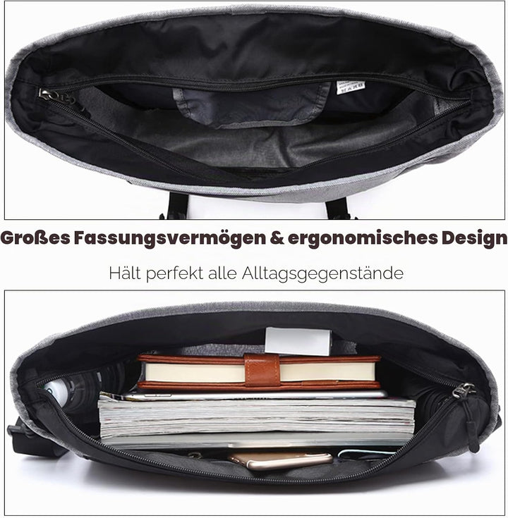 FANDARE Messenger Bag Umhängetasche Schultertasche Laptoprucksäcke Tasche Kuriertasche Polyester Sch