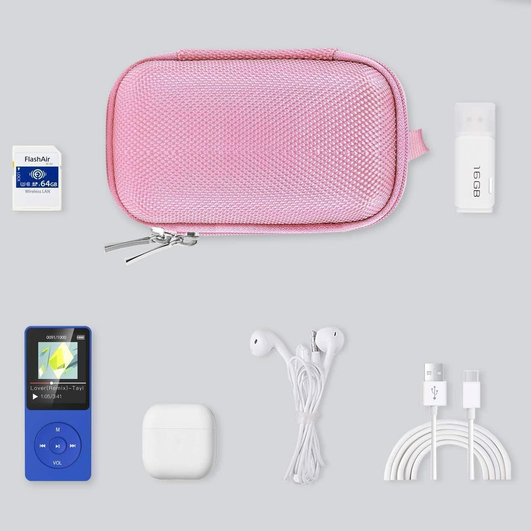 AGPTEK MP3 Player & Schutzhülle Bluetooth 5.3 Sport 64GB mit 1,5 Zoll TFT Farbbildschirm, Mini Musik