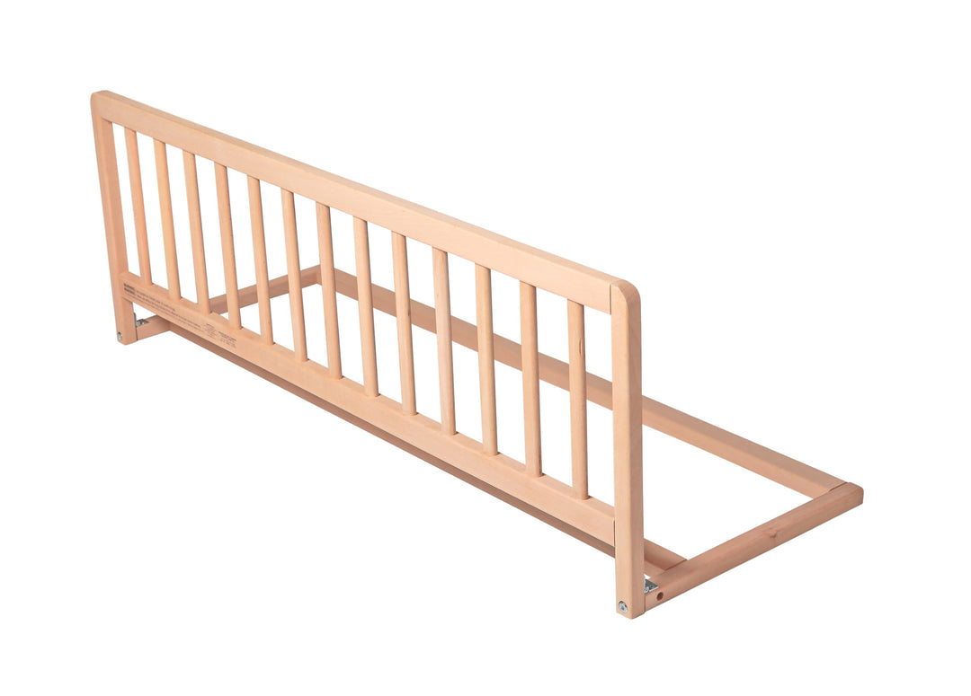 Safetots Holzbettschutz, Natur, 38cm hoch x 110cm breit, Bettgitter, Sicheres Kinderbettgeländer, Vo