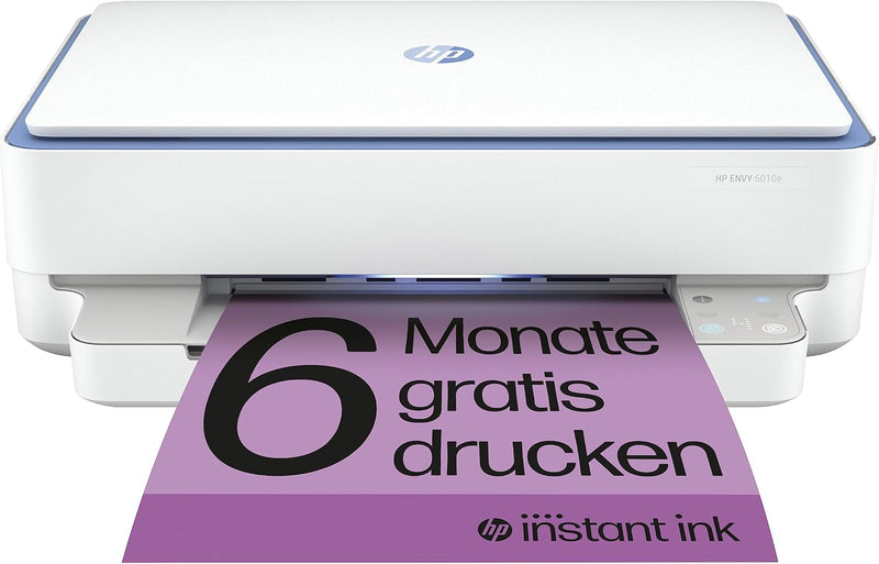 HP ENVY 6010e Multifunktionsdrucker (HP+, Drucker, Scanner, Kopierer, WLAN, Airprint) inklusive 6 Mo