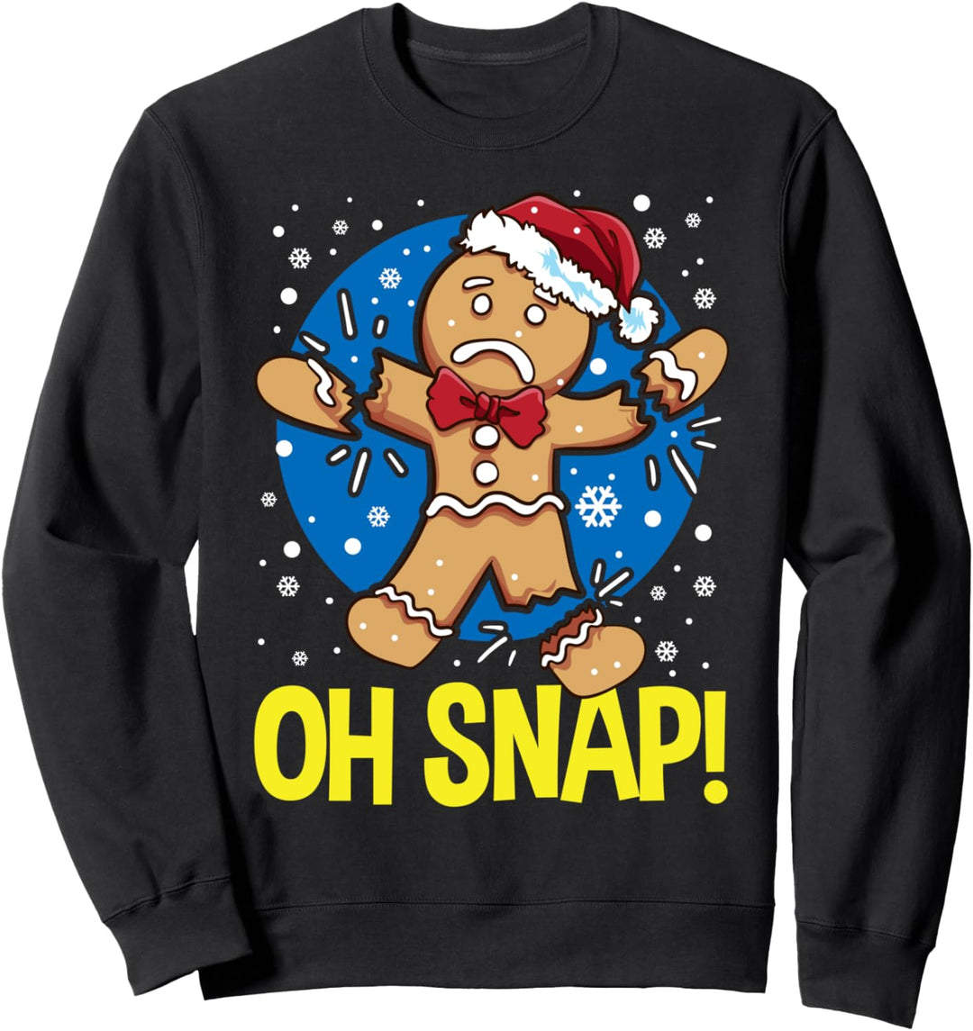 Lebkuchen backen Mann Weihnachtsfeiertags-Oberteile für Frau Sweatshirt