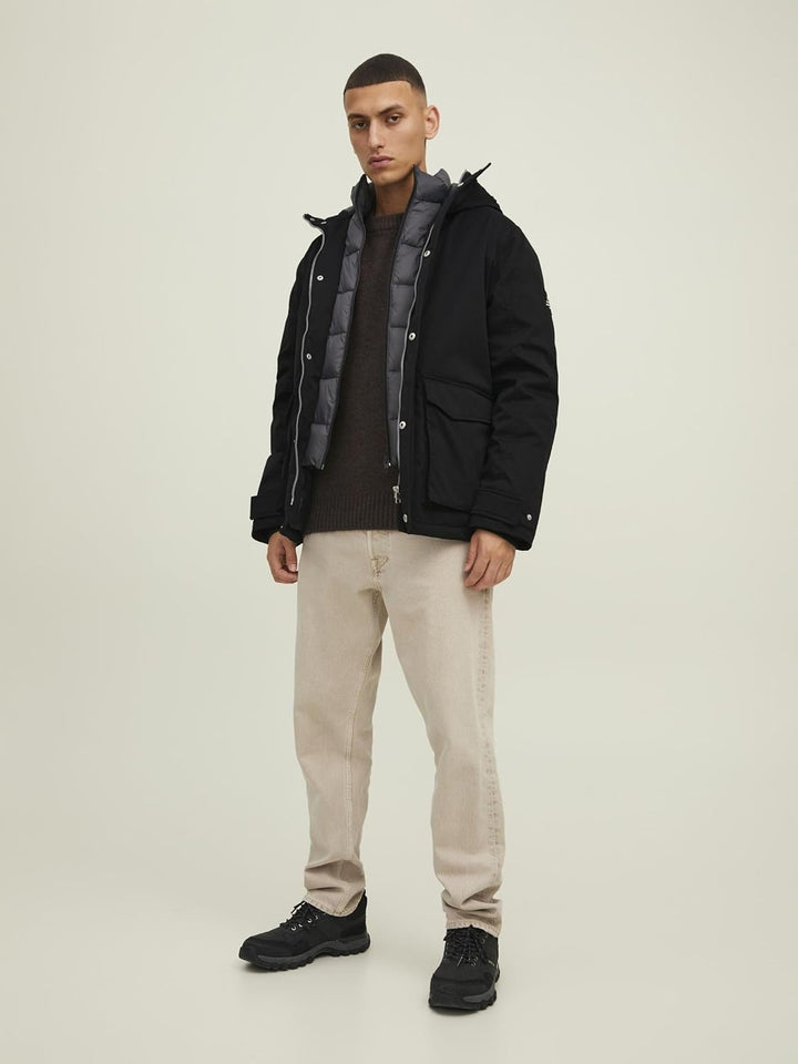 JACK & JONES male Jacke Gefütterte Innenweste S Schwarz, S Schwarz