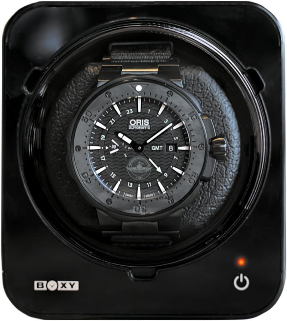 Boxy Fancy Uhrenbeweger schwarz PRO1 mit Netzadapter