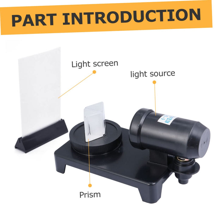 Glas Triple Prisma Dreiecksprisma Optischer Demonstrator Lehrinstrument Für Physikalische Optik Um L