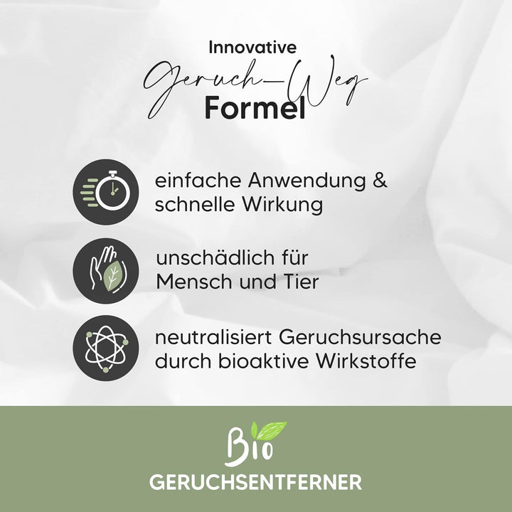 Pawlie's Tier-Geruchsneutralisierer (EXTREM STARK) & Enzymreiniger Katzenurin Geruchsentferner & Hun