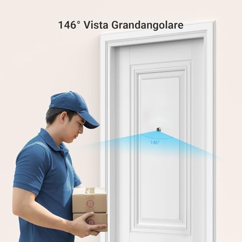EZVIZ 2MP WLAN Türspion mit Farbbildschirm CP2 und WLAN Überwachungskamera Aussen C8c 5MP