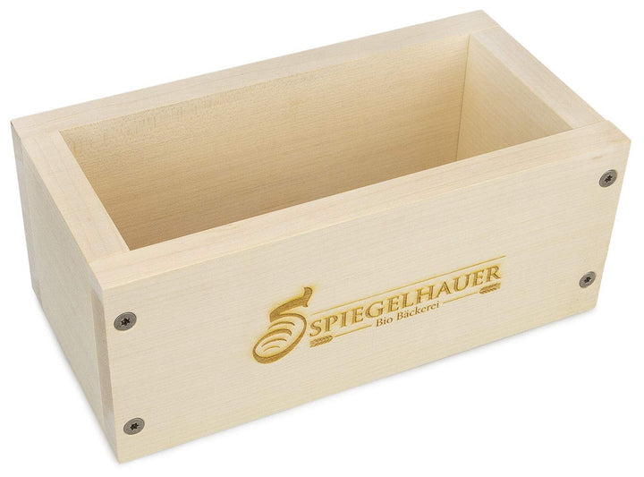Bäckerei Spiegelhauer Brot Backrahmen Brotbackform Ahornholz Holzbackform für Brot ohne Backpapierei