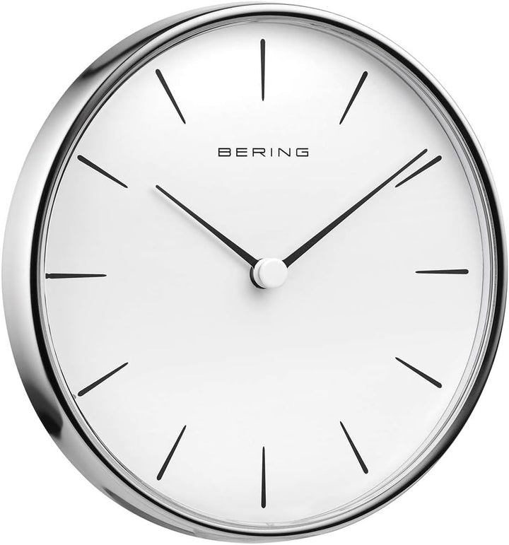BERING Damen und Herren Wallclock Quarz Movement - Home Decor Collection mit Kunststoff Glas 90162-0