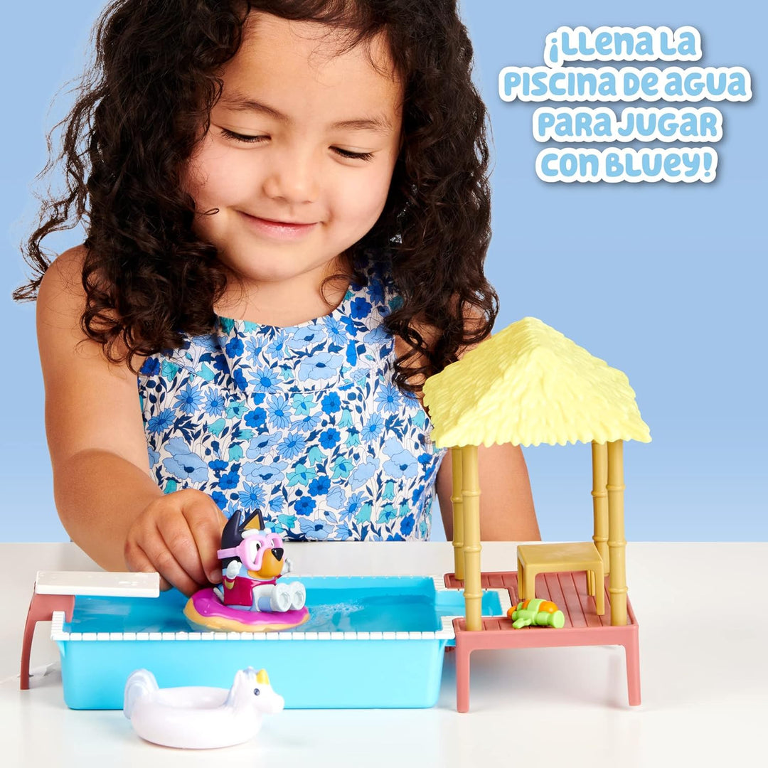 Bluey BLY22000 Playset Pool, bunt, Talla única