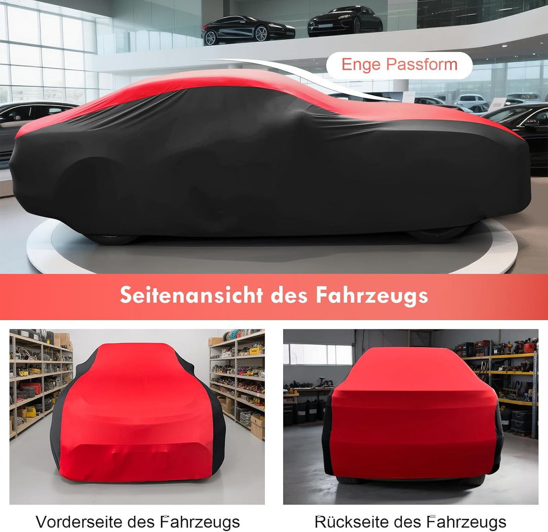 Autoabdeckung Indoor Stretch, Staubdichte Abdeckplane Auto, Autoplane Indoor Winter, Universal Autog