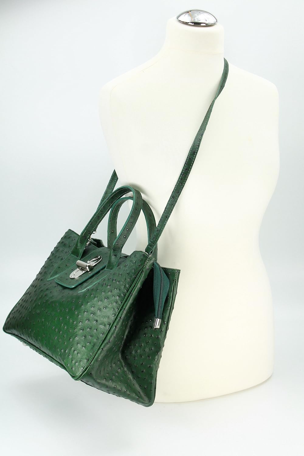 Belli Echt Leder Handtasche italienische Damen Ledertasche Umhängetasche Henkeltasche in Glattleder,