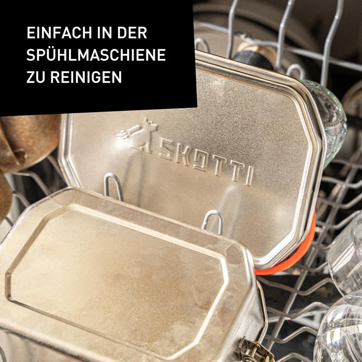 SKOTTI Boks - Edelstahl-Box stainless 2,5 Liter