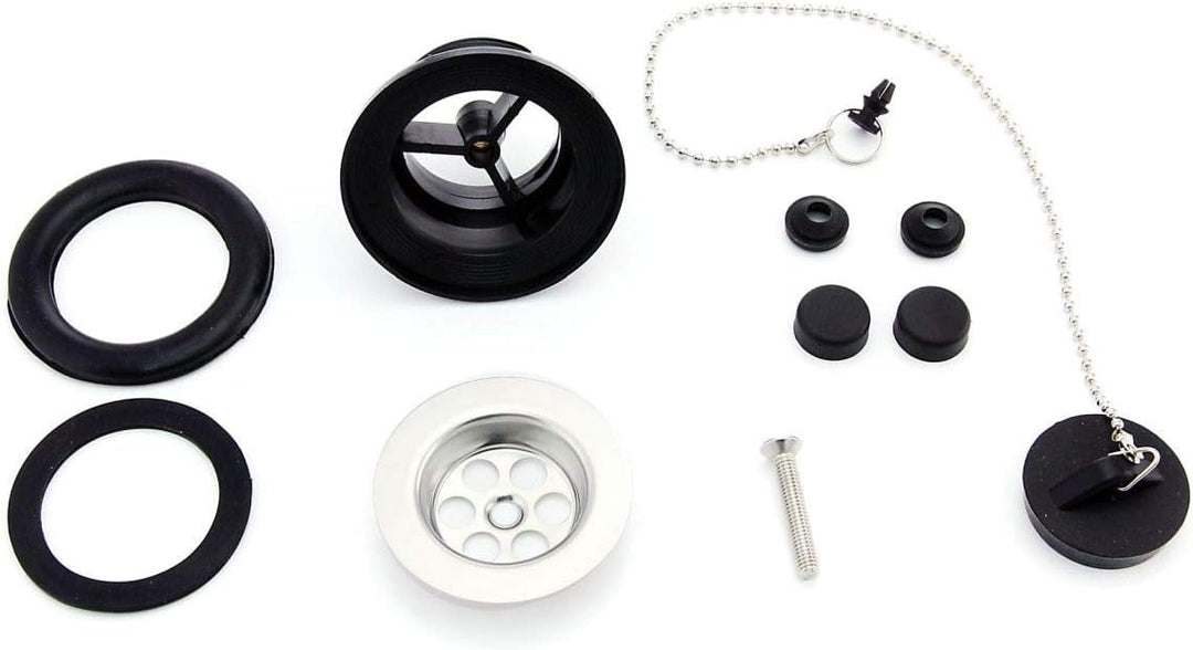 Ausgussbecken Waschbecken aus Stahl für Garten, Keller, Waschküche | schwarz | 51x33x37cm