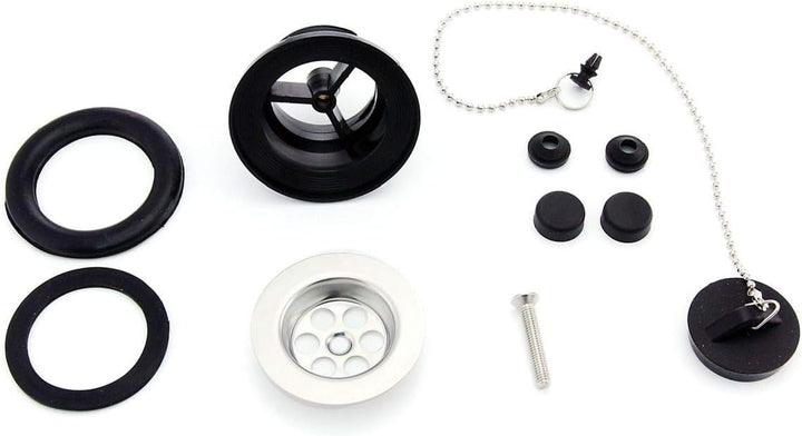 Ausgussbecken Waschbecken aus Stahl für Garten, Keller, Waschküche | schwarz | 51x33x37cm