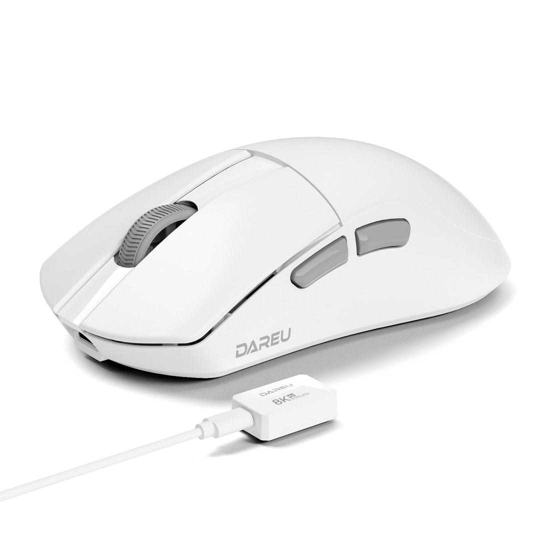 DAREU A950 Wing Wireless Gaming Mouse, Ultraleicht 35 g, Dual Polling Rate 8000 Hz, 30 000 DPI Optis