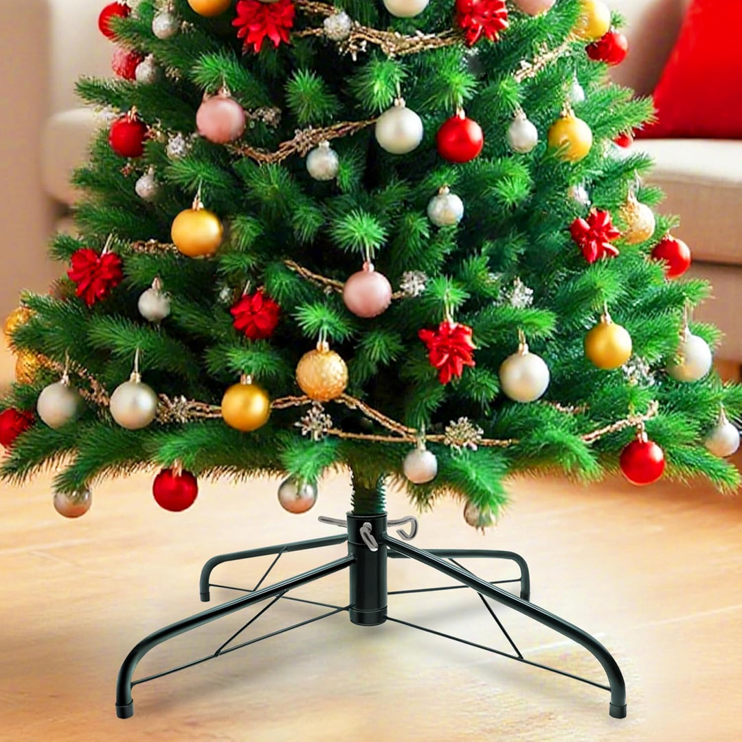 Weihnachtsbaumständer 50/60 cm - Extra Grosser Christbaumständer mit 3.2 cm Bohrung -Der dreieckige