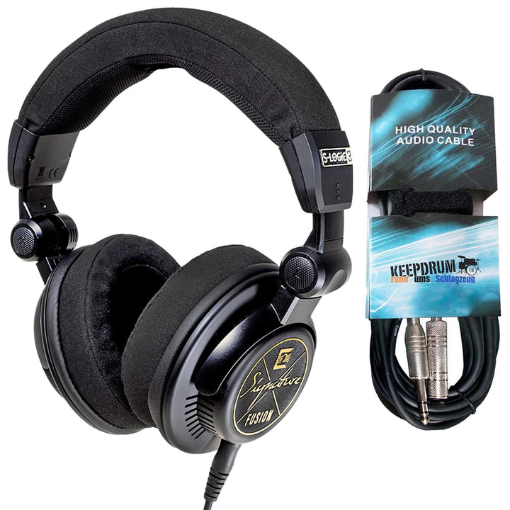 Ultrasone Signature Fusion OB Open Back Kopfhörer halboffen mit keepdrum Verlängerungskabel 6,35mm