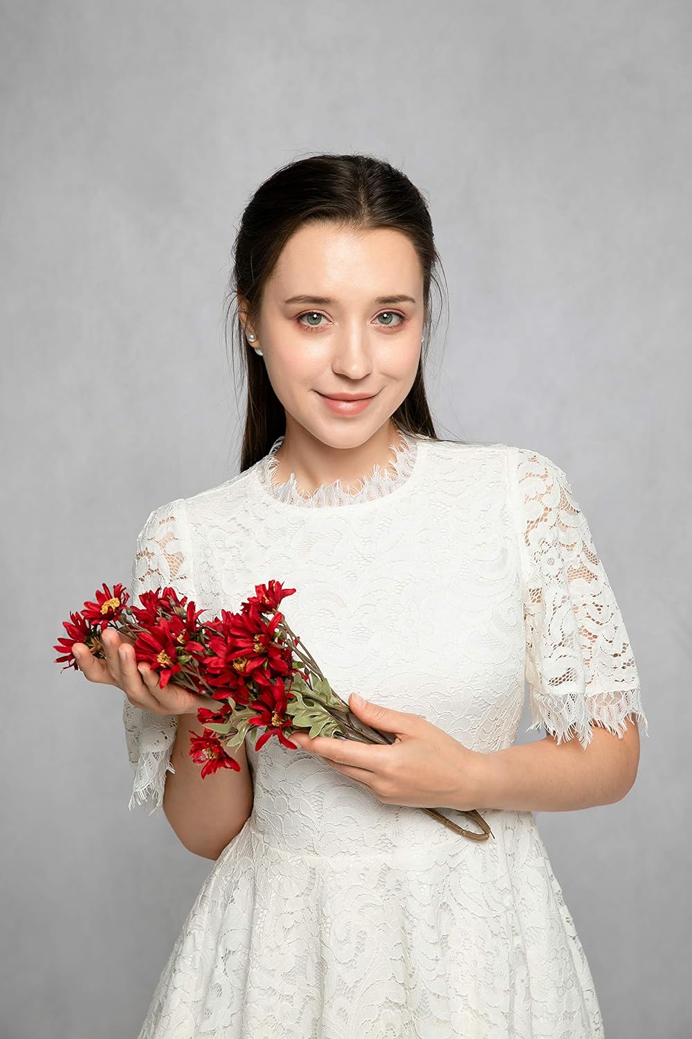 Kate Hintergrund 1,5x2,2m Silbergrau Hintergrund Weissgrau Fotografie Hintergrund Porträt Fotografie