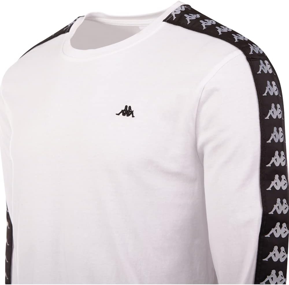 Kappa Herren Lars Men, T-Shirt, Regular Fit S Bright White, S Bright White