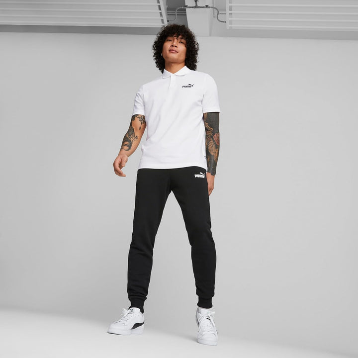 PUMA Herren Pants ESS Logo Pants Tr Cl Puma Black M Jogginghose, Puma Black M Jogginghose