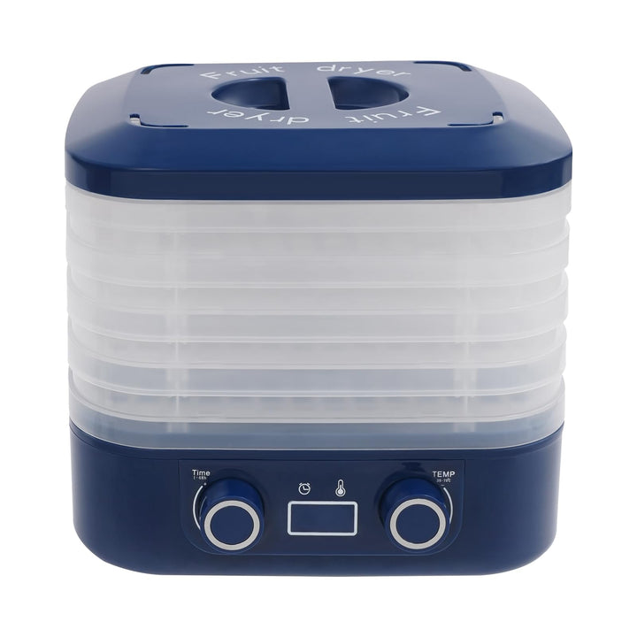Dörrautomat 5 Etagen mit 360° Heissluftzirkulation, Temperatur 35-70°C einstellbar, LED-Display, Dör
