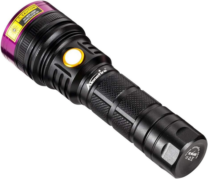 Alonefire SV18 12W UV Taschenlampe 365nm USB Aufladbar UV Schwarzlicht Taschenlampe Haustier Urin De