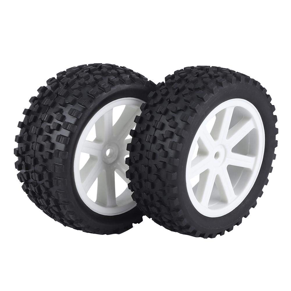 Drfeify 1/10 Crawler Autoreifen, 4 Stück Gummirad Reifen Ersatzteile Playing Accessories für 1/10 Au