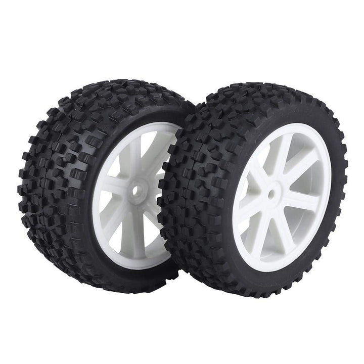 Drfeify 1/10 Crawler Autoreifen, 4 Stück Gummirad Reifen Ersatzteile Playing Accessories für 1/10 Au
