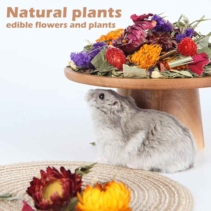 Natürliche Blumen- und Kräuter-Bettwäsche Mate Habitat-Dekor, fügt Spass Hamster Zubehör für Hamster