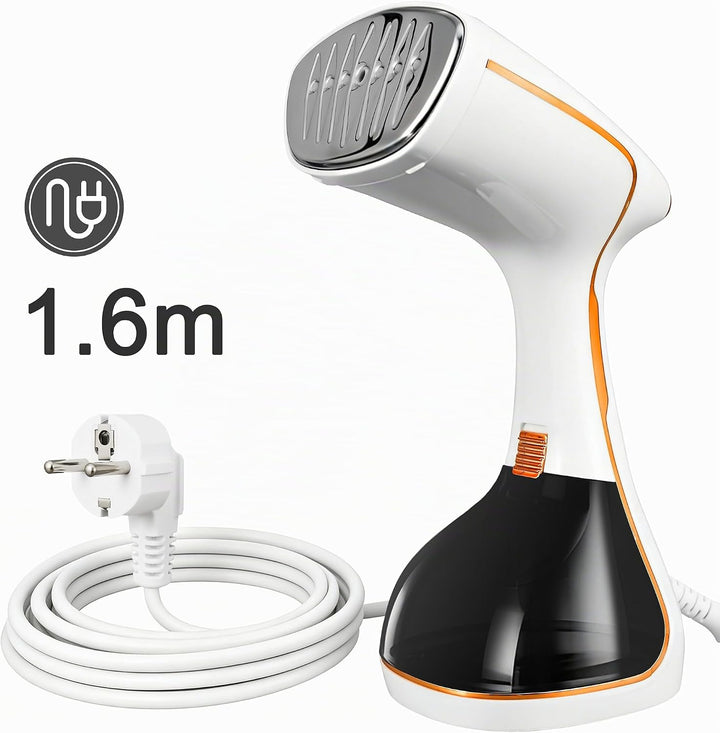 Tragbarer Dampfglätter, 1650 W, 360 ml Wassertank, Konstante Dampfleistung 25-28 g/min, Kompakt und