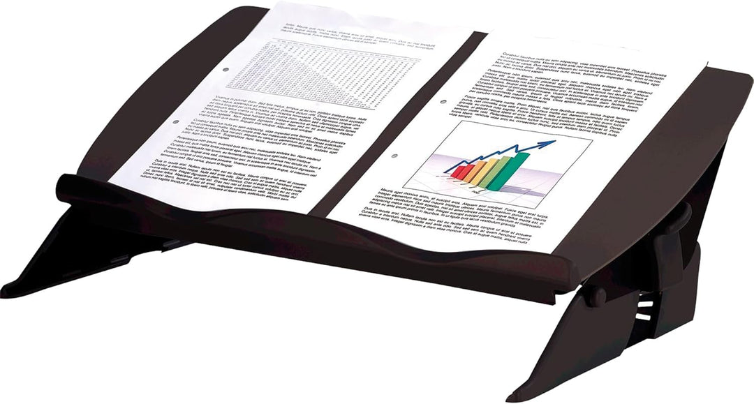 Fellowes Sichtfeld-Konzepthalter Easy Glide, Flexibler 2-in-1 Dokumentenhalter und Schreibunterlage,