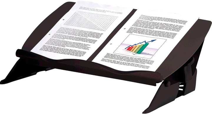 Fellowes Sichtfeld-Konzepthalter Easy Glide, Flexibler 2-in-1 Dokumentenhalter und Schreibunterlage,