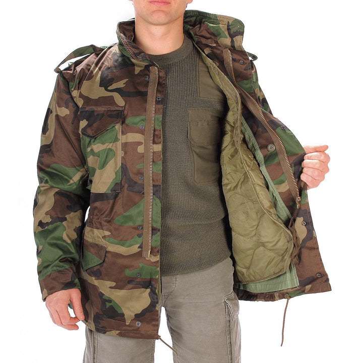Mil-Tec Unisex Us M65 Jacke XXL Woodland, XXL Woodland