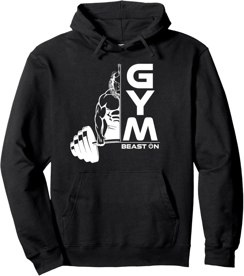 GYM Deadlift Löwen Soldat Kreuzheben Fitness Motivation Gym Pullover Hoodie