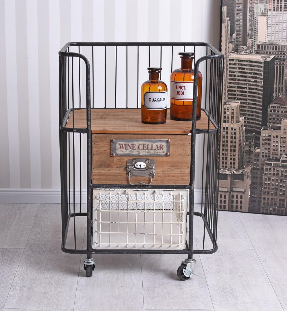 Barwagen Vintage Servierwagen Trolley Table Teewagen Art Deco Hausbar lof009 Palazzo Exklusiv