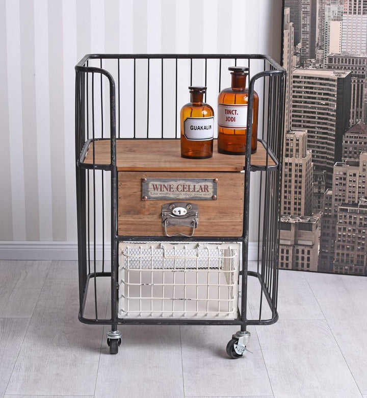 Barwagen Vintage Servierwagen Trolley Table Teewagen Art Deco Hausbar lof009 Palazzo Exklusiv