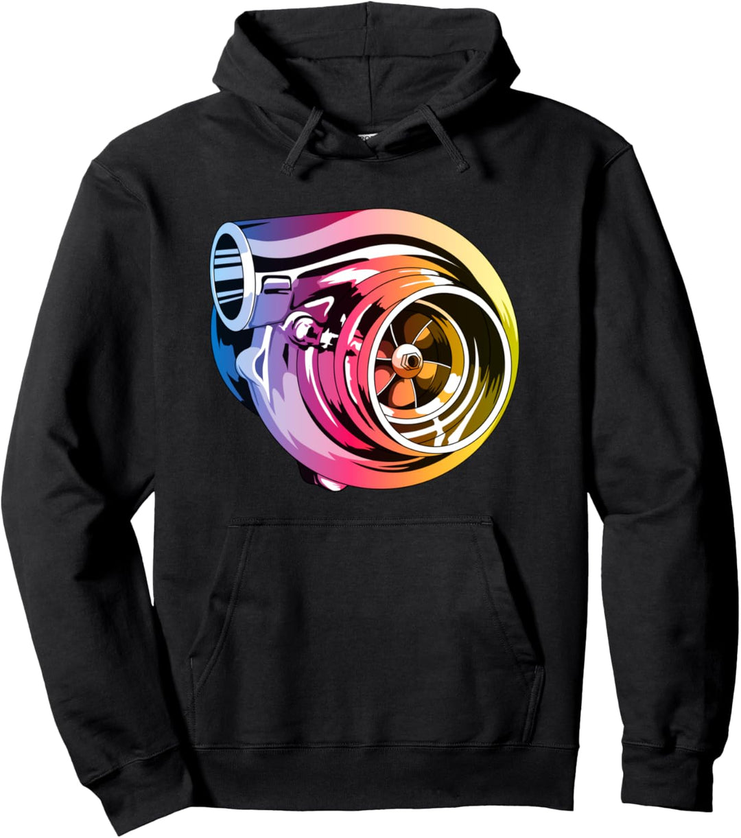 Turbolader Auto Tuning KFZ Mechaniker Pullover Hoodie