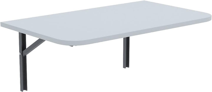 AKKE Wandklapptisch mit Abgerundeten Ecken Klapptisch Esstisch Wandtisch Küchentisch Schreibtisch Ki