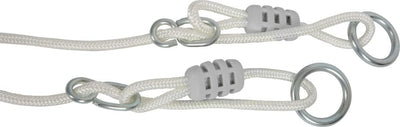 small foot Babyschaukel Seaside aus Holz und Stoff, Moderne Indoor-Schaukel mit Gurt für Babys, ab 1