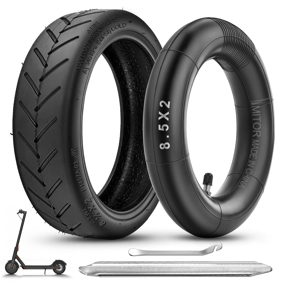 E Scooter Reifen 8 1/2 x2 Schlauch für Xiaomi Pro 2/Pro/M365/1S/Mi 3, 50/75-6.1 Reifen und Schlauch
