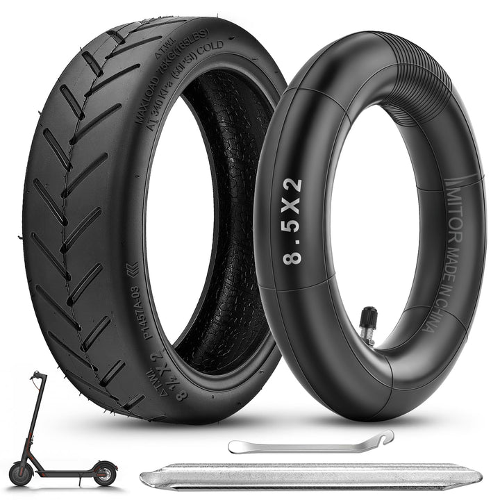 E Scooter Reifen 8 1/2 x2 Schlauch für Xiaomi Pro 2/Pro/M365/1S/Mi 3, 50/75-6.1 Reifen und Schlauch