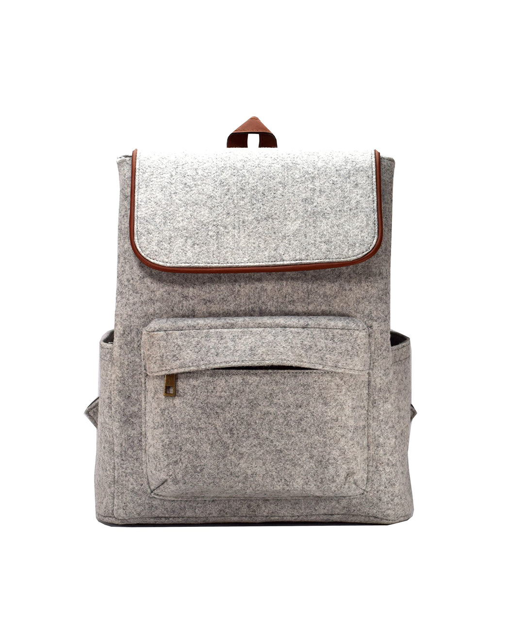ROOGU Grey Buddy * Leichter Rucksack Filz Grau 20l Handmade in Indien Daypack