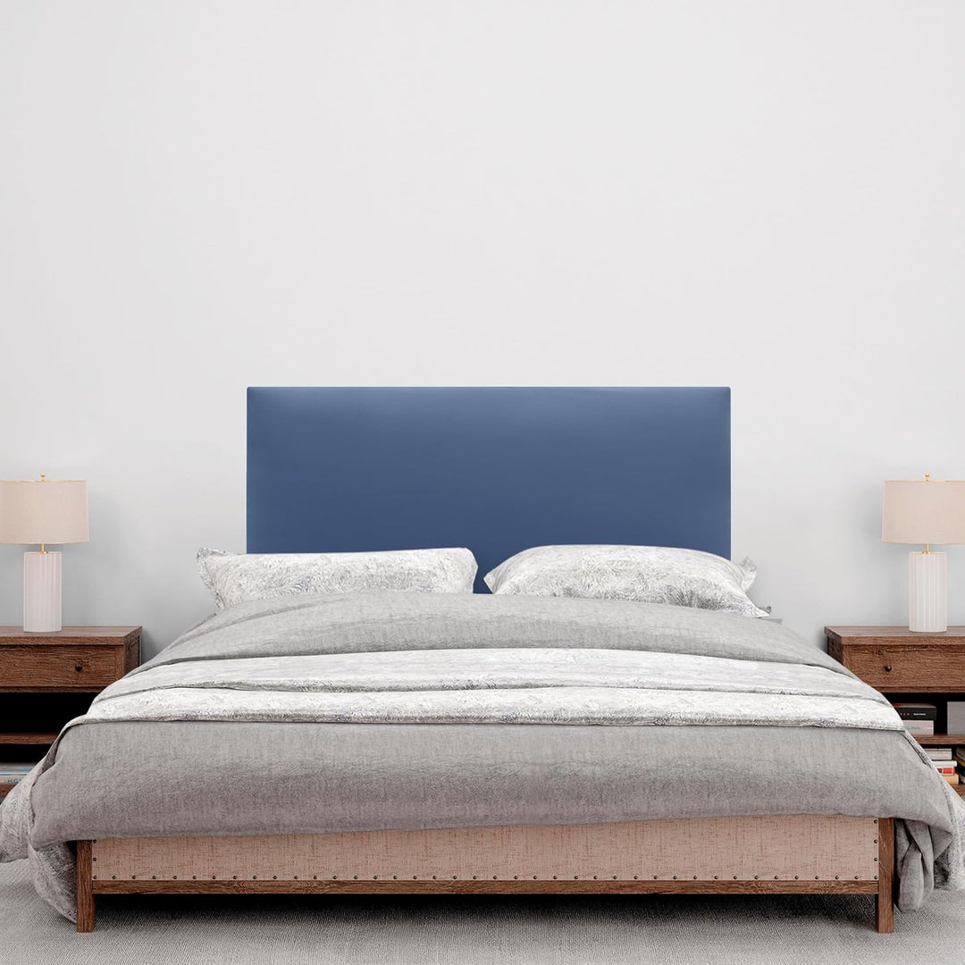 DHOME Kopfteil aus Kunstleder oder Stoff AQUALINE Glattes gepolstertes Kopfteil Luxusbett Kopfteil (
