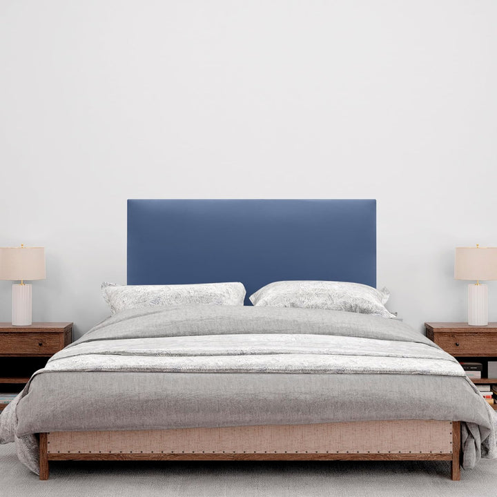 DHOME Kopfteil aus Kunstleder oder Stoff AQUALINE Glattes gepolstertes Kopfteil Luxusbett Kopfteil (