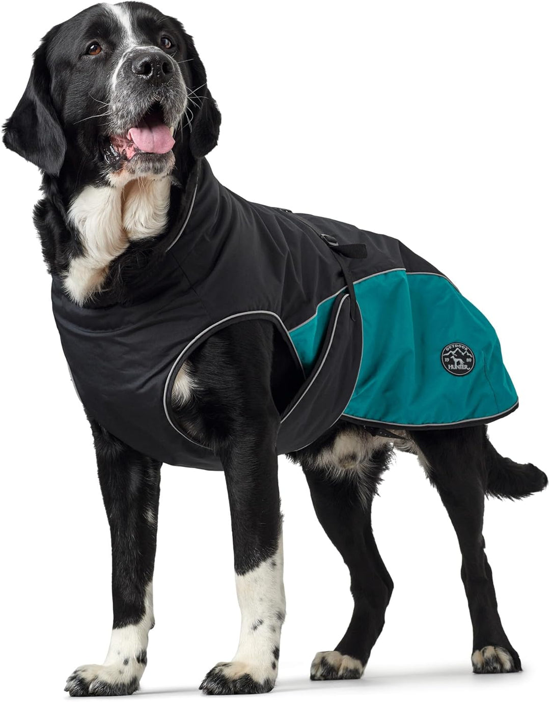 Hunter UPPSALA ALLROUNDER Hundemantel, 2-in1, herausknöpfbares Fleece-Futter, wasserabweisend, 35, a